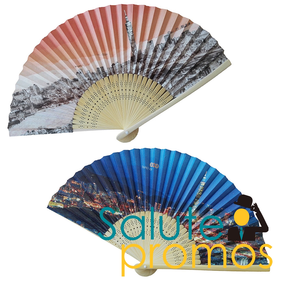 Double Sided Folding Hand Fan,Hand Fans