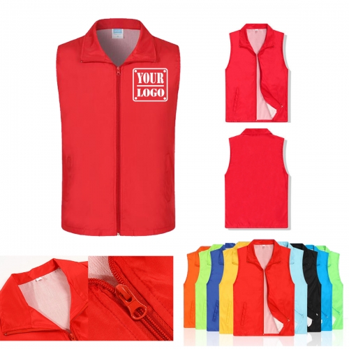 Personalized Adult Volunteer Activity Uniform workwear & Vest for Unisex