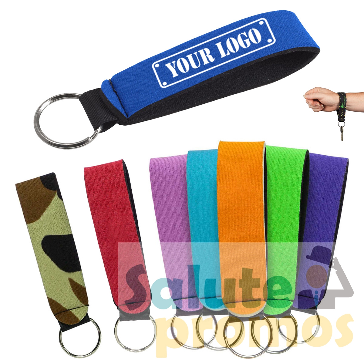 neoprene-wrist-strap-key-holder-key-chains-tags