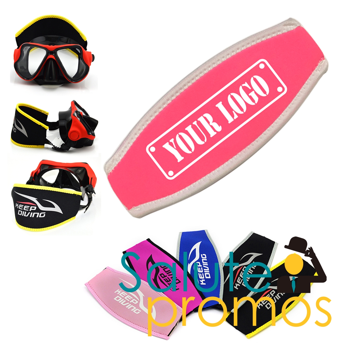 Neoprene Mask Strap Cover,Sports & Outdoors