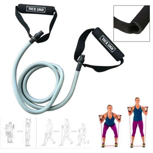 24lbs 28lbs Resistance Exercise Band Gray,Gym Bands