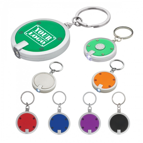 Round LED Key Chain,Key Chains & Tags